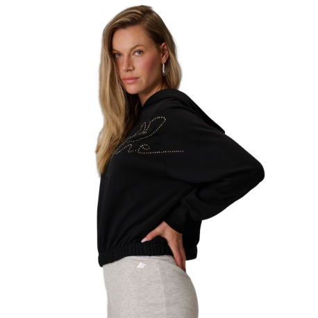 Жіноча толстовка з капюшоном 4F-SWEATSHIRT F2670-20S-DEEP BLACK