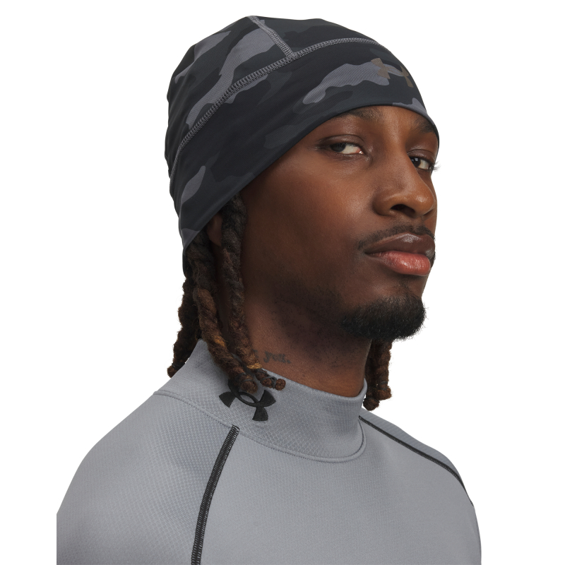 Чоловіча зимова шапка UNDER ARMOUR-M Velociti Storm Beanie-GRY