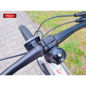 Юніорський гірський велосипед AMULET-29 Youngster 1.11 SH, alu brushed transparent/red - 